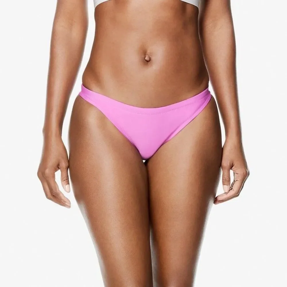 Speedo Women's XL Reprieve Bikini Bottoms Purple Solid Classic - NEW